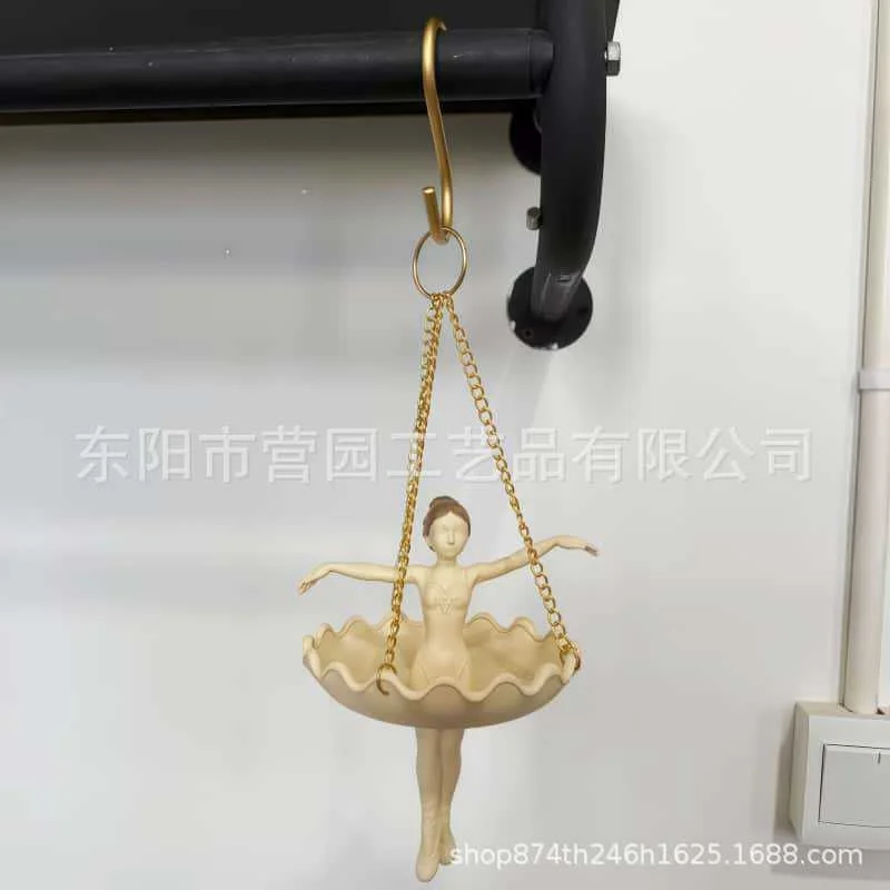 Dancing Lady Hanging Planter Resin, Flower Pot Ballerina Plant Holder, Garden Balcony Patio Wedding Party, Home Decor Ornament