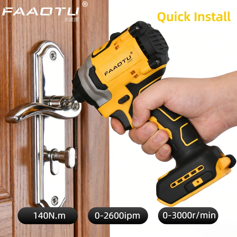FAAOTU 850 20V Brushless Impact Driver, Same Performance as DW Compatible with DW batteries NO battery