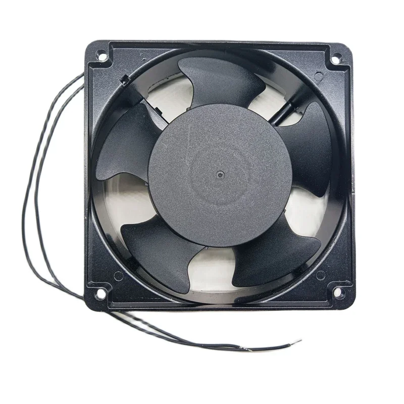 

12cm 220V AC wire type steel 120mm 38mm thickness fan 12038 cooling fan equipment cabinet fan sleeve bearing steel axial fan