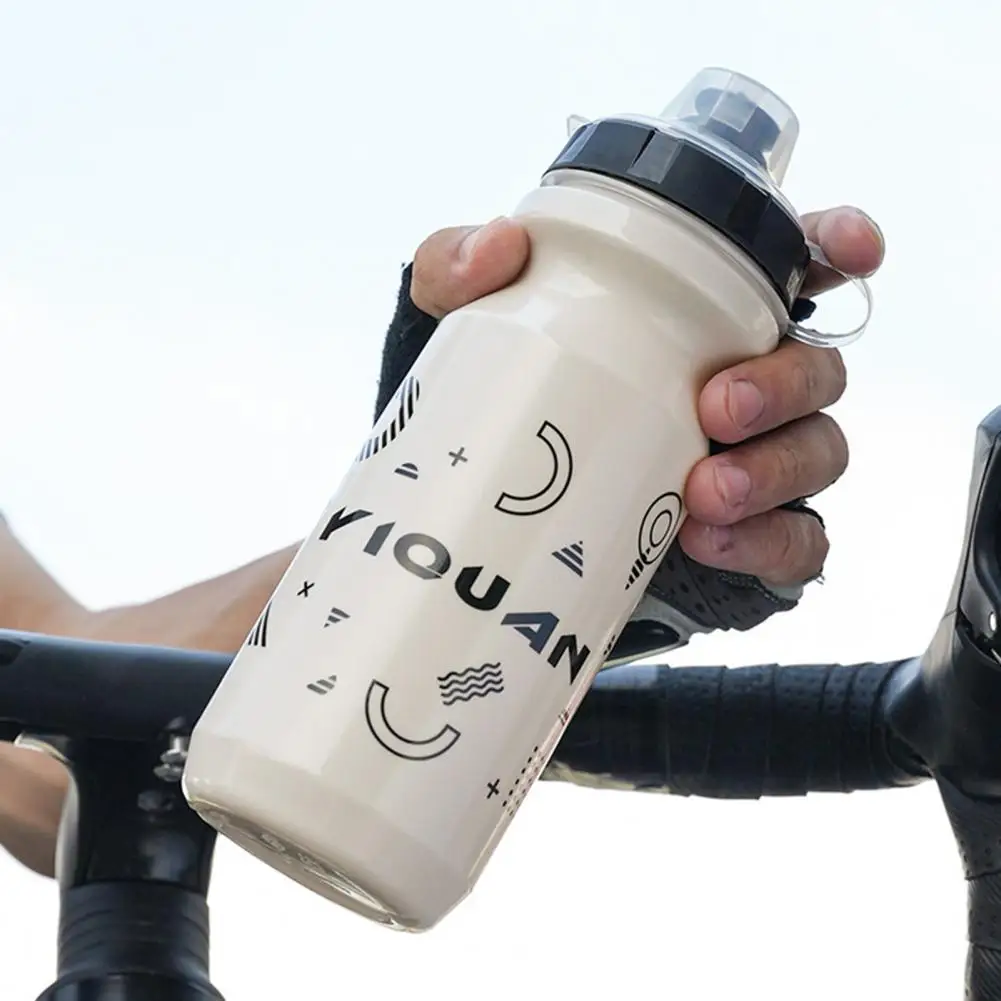 Cycling Water Bottle Non-slip Squeeze Bottle 630ml Portable Lightweight Bicycle Water Bottle for Outdoor Travel Sports for Road