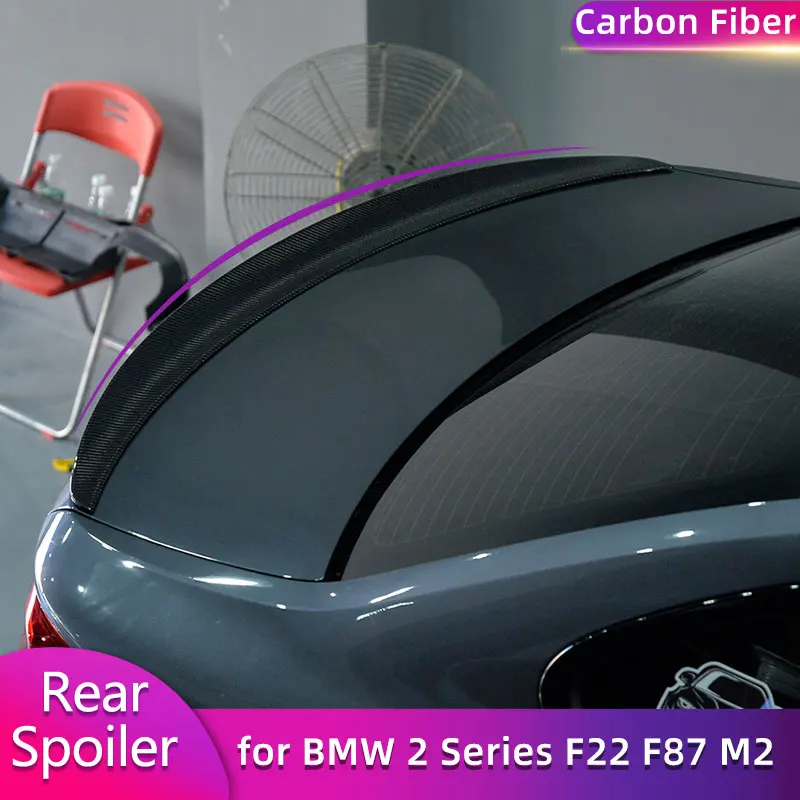 

Carbon Fiber Rear Trunk Spoiler Wings for BMW 2 Series F22 F23 F87 M2 Coupe 2-Door 2014-2017 Car Rear Spoiler Boot Wing Lip