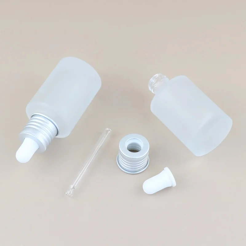 10 pz 30 ml Bottiglie Contagocce di Vetro Vuote Bottiglia di Olio Essenziale Attar Olio/Idrolatore/Essenza Bottiglia Cosmetica Liquida Riutilizzabile