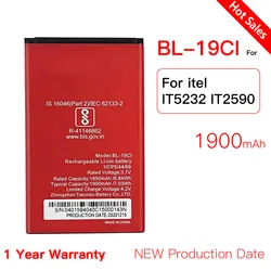 Nuova Batteria originale 1900mAh BL-19CI Batteria per itel it5232 it2590 BL 19CI batterie per telefoni cellulari Batteria