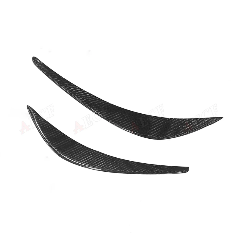 For Audi R8 2008-2015 Car Front Bumper Fins Side Canards Splitter Diffuser Aprons Flaps Car Styling Spoiler Accessory