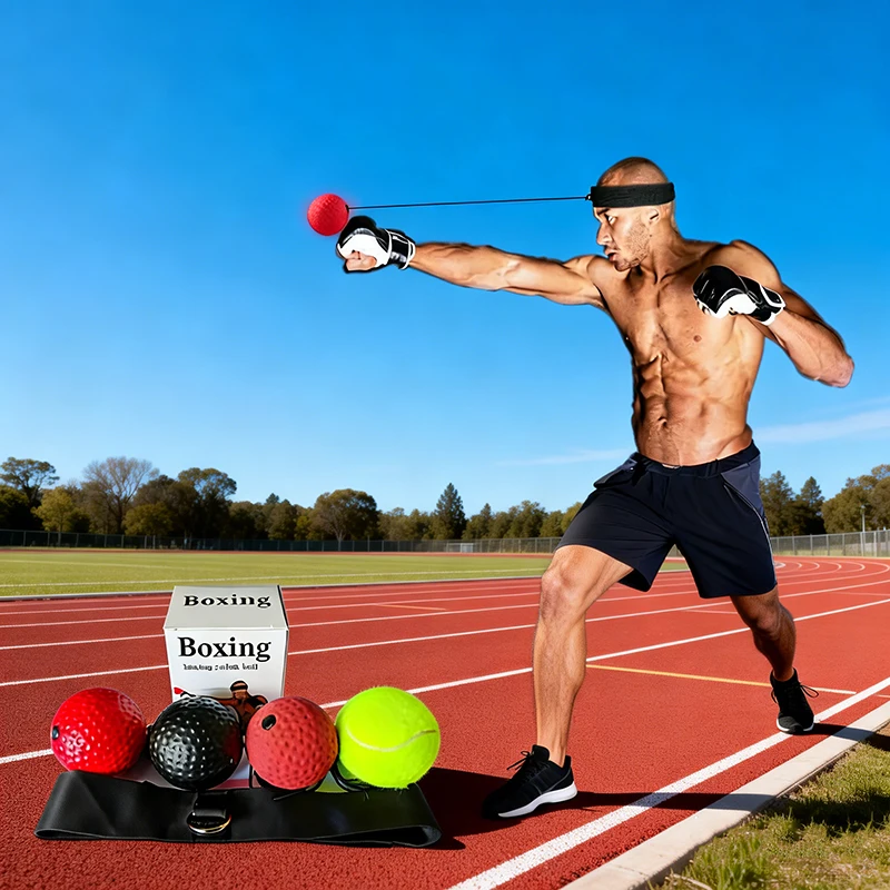 Elastic Headband Boxing Speed Reaction Ball for Adult Children's Fighting Training Sports Rebound Balls for Mma Muay Thai