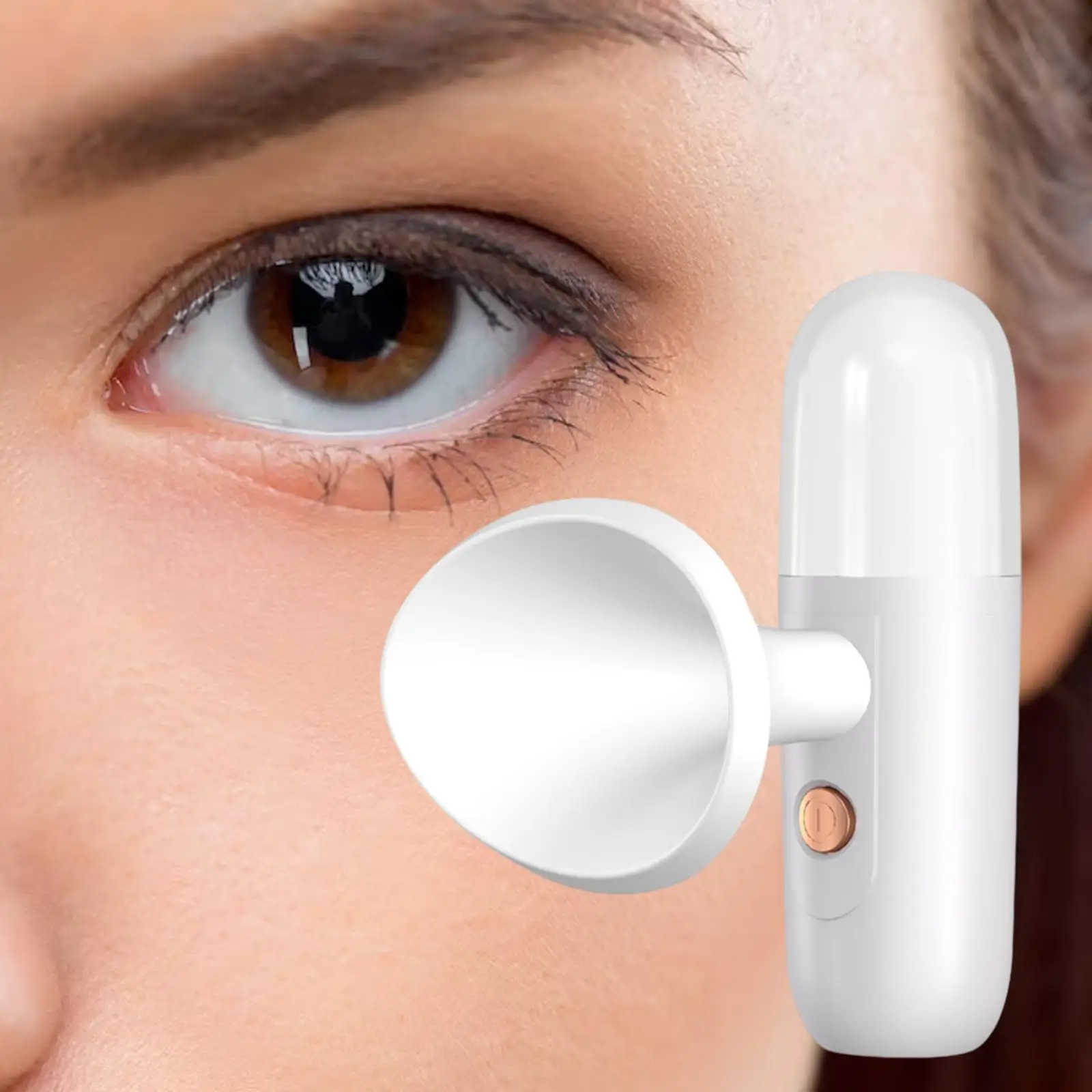 Pulverizador de niebla Mini máquina pulverizadora para el cuidado de los ojos Nano nebulizador Facial para limpieza de maquillaje diario viaje de belleza hidratante