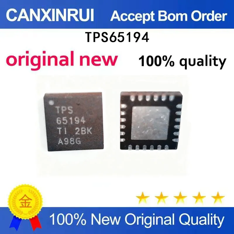 (5-100 Pieces) TPS65194 TPS65194RGERG4 brand new silk screen 65194 QFN24 power management IC chip