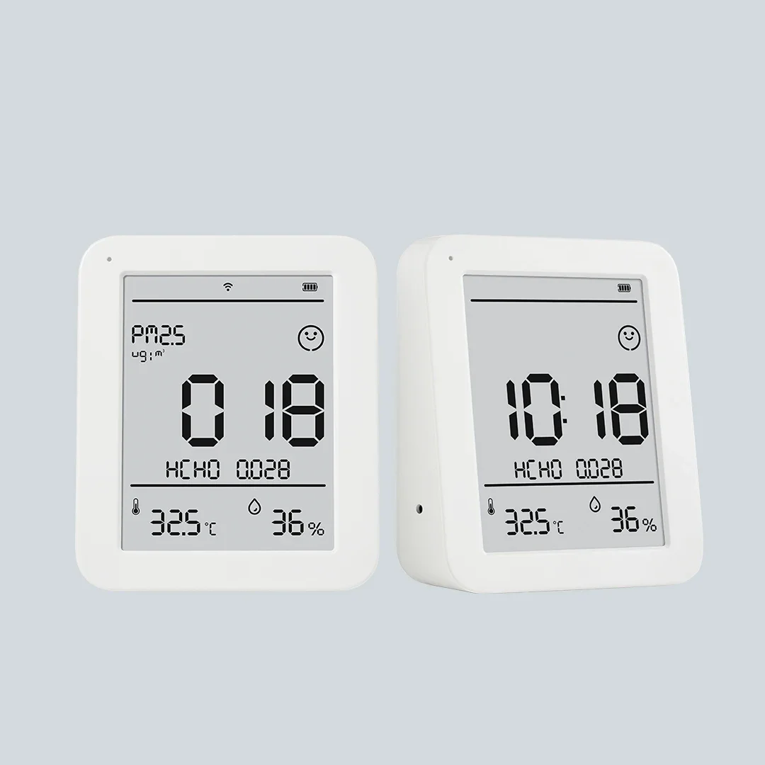 Xiaomi Miaomiaoce Air Quality Detector PM2.5 Formaldehyde Monitor Digital Temperature Humidity Tester E-ink Screen