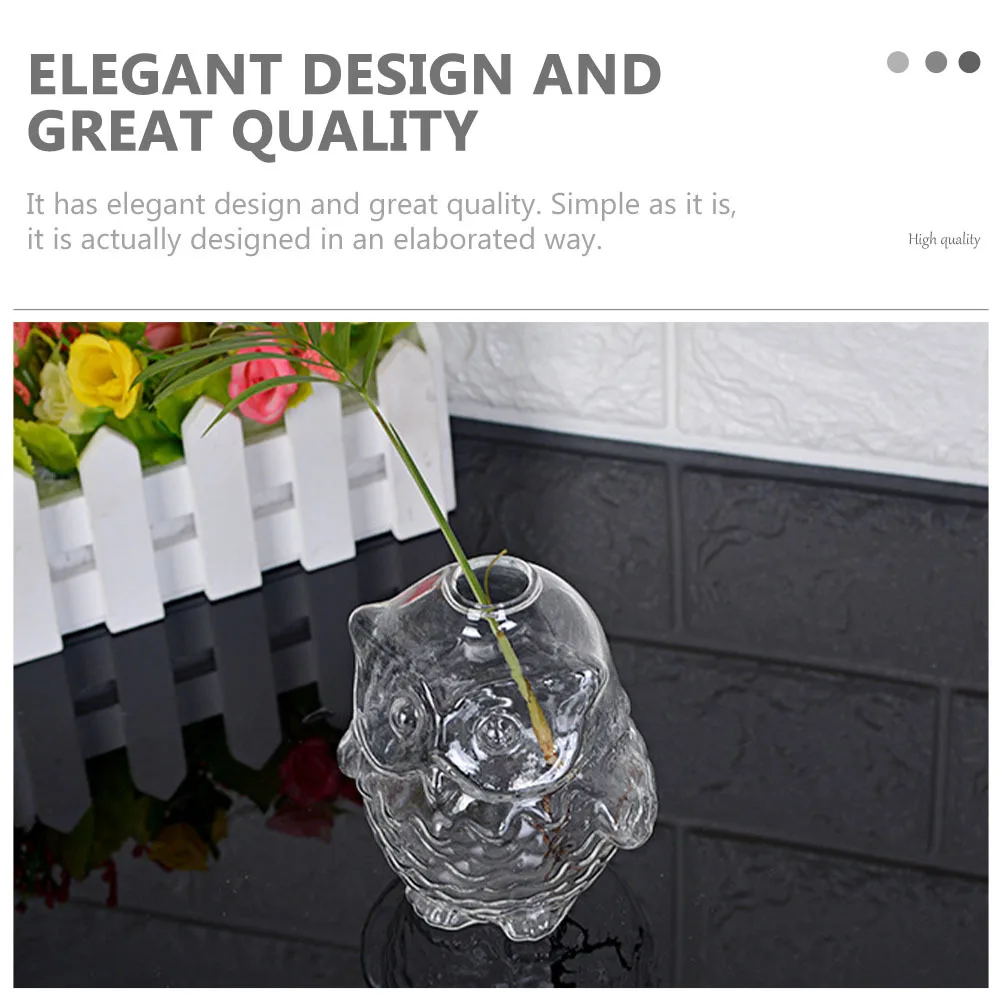 

Glass Hydroponic Flower Vase Transparent Crystal Glass Floral Container for Living Room Bedroom Table Desktop Vase