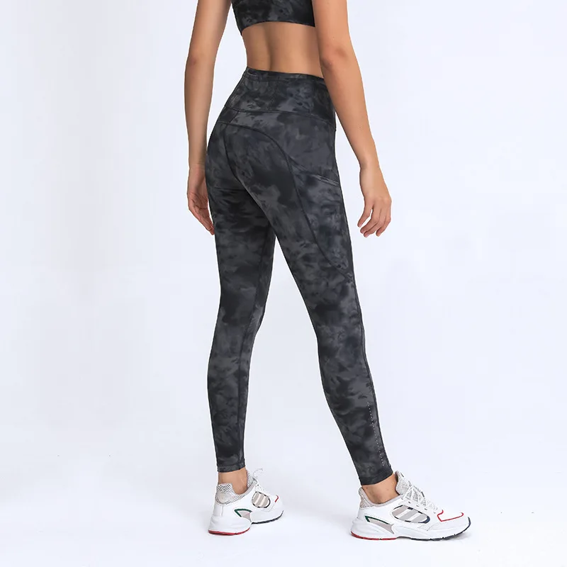 2024 New Yoga Pants, High Quality Women\'s Sports Bottom Pants with Side Pockets, and Gym Exercise Jogging Crop Pants