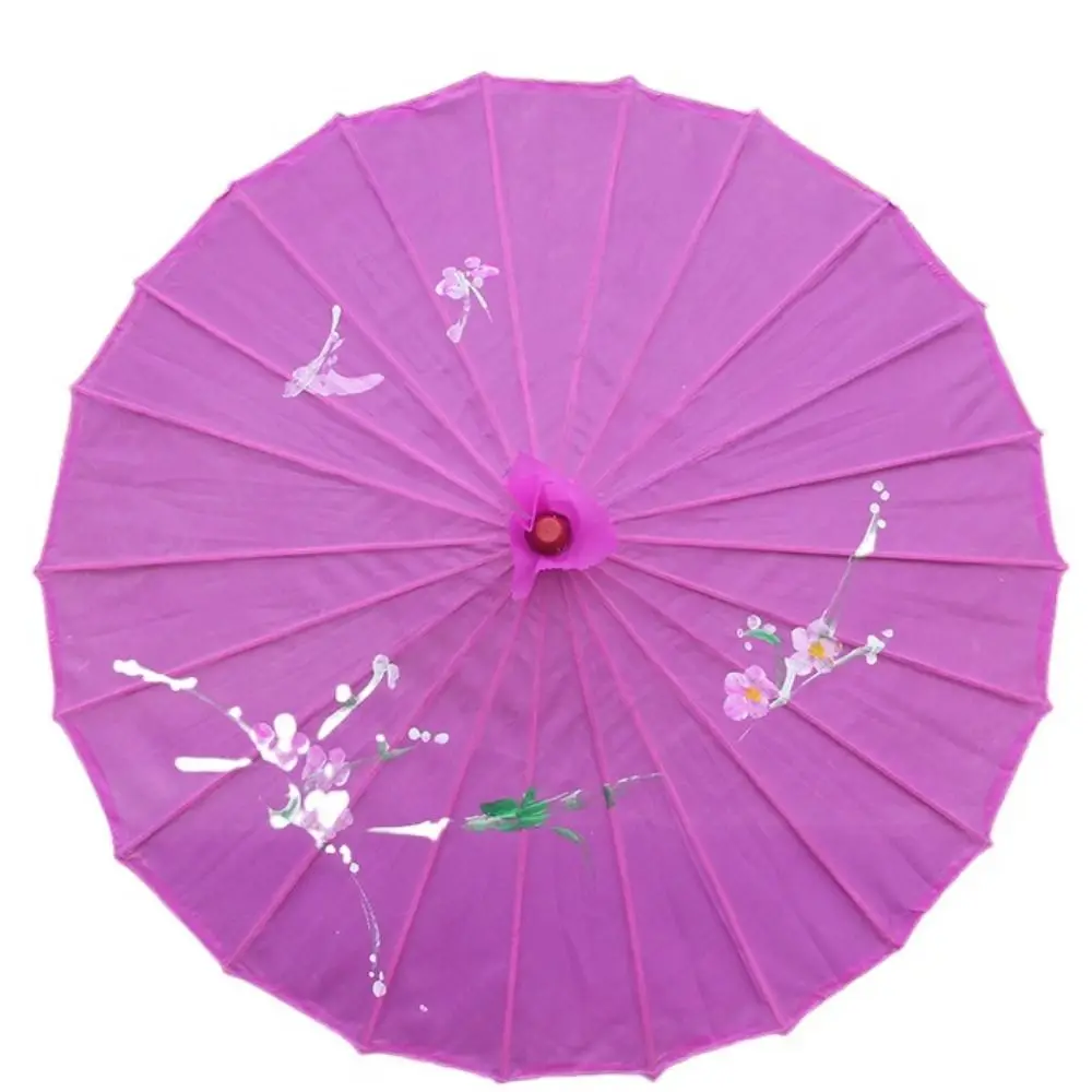 Silk Chinese Art Umbrella Chinese Traditional Vintage Oil Paper Umbrella Bamboo Frame 56/82cm Paper Parasol Classical Dance