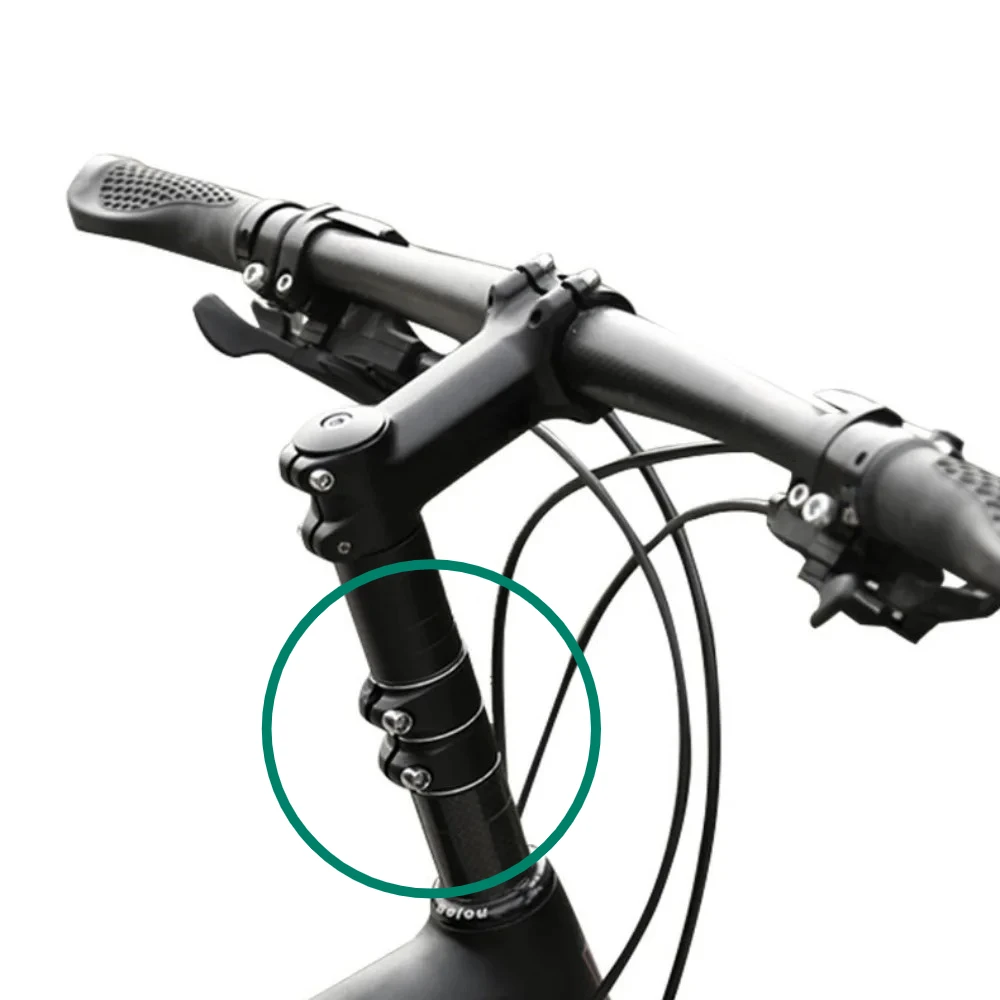 Bicycle Fork Stem Height Extender Raise 120mm 130mm Handlebar Raise Adapter for Road Mountain Bike MTB Cycling Upgrade Part