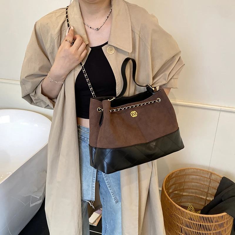 

Женская кожаная сумка с ремешком через плечо Классическая элегантная сумка через плечо от известного дизайнера для люксового бренда