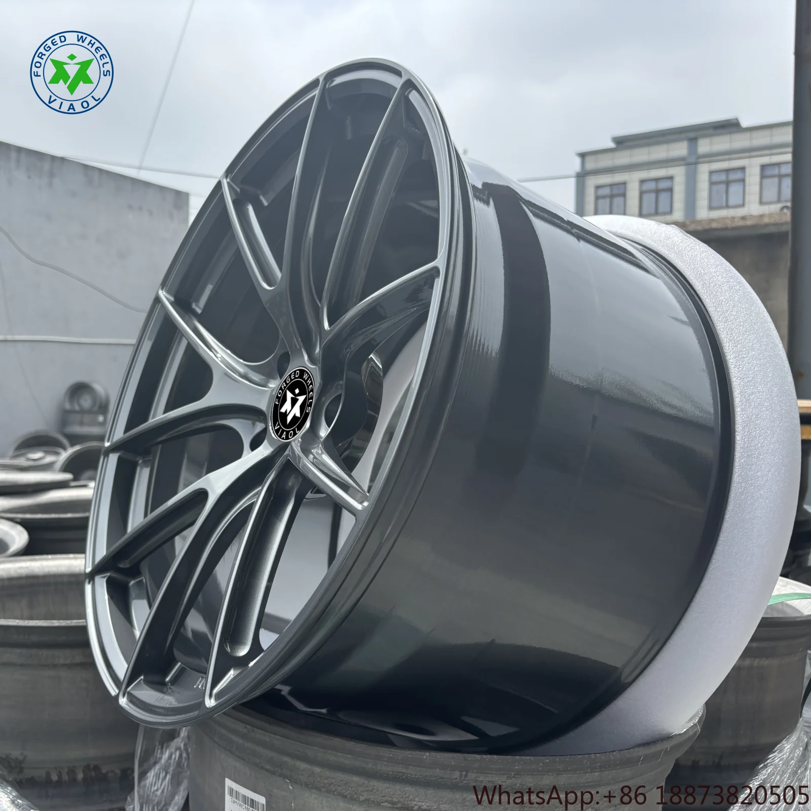 

Viaol Forged Wheels 18-24 Inch Car Rim Custom Concave Knurled Bronze Gun Gray Matte Black 5*114.3 5*112 5*120 Forged Spokes