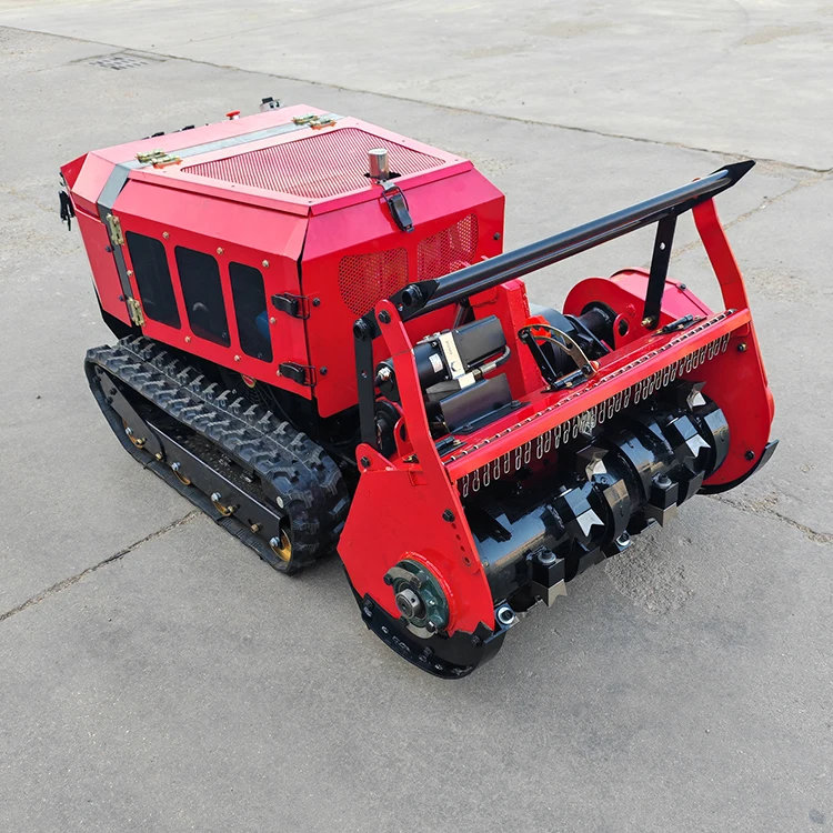 China Rc Forestry Mulcher  Remote Control for Brush Cutter Forestry Drum Mulcher