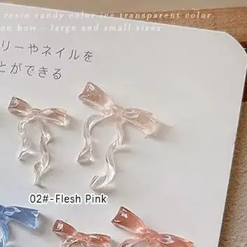 

30 шт., блестящая ледяная прозрачная лента, подвески для ногтей, галстук-бабочка с плоской задней частью, смола, 3D детали для украшения ногтей, аксессуары, поставки «сделай сам»