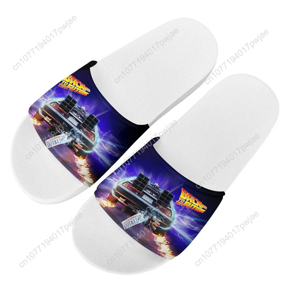 バック・トゥ・ザ・フューチャーズ サイエンス・フィクション映画 スリッパ メンズ レディース 夏 カスタムサンダル ライトカジュアルスリッパ