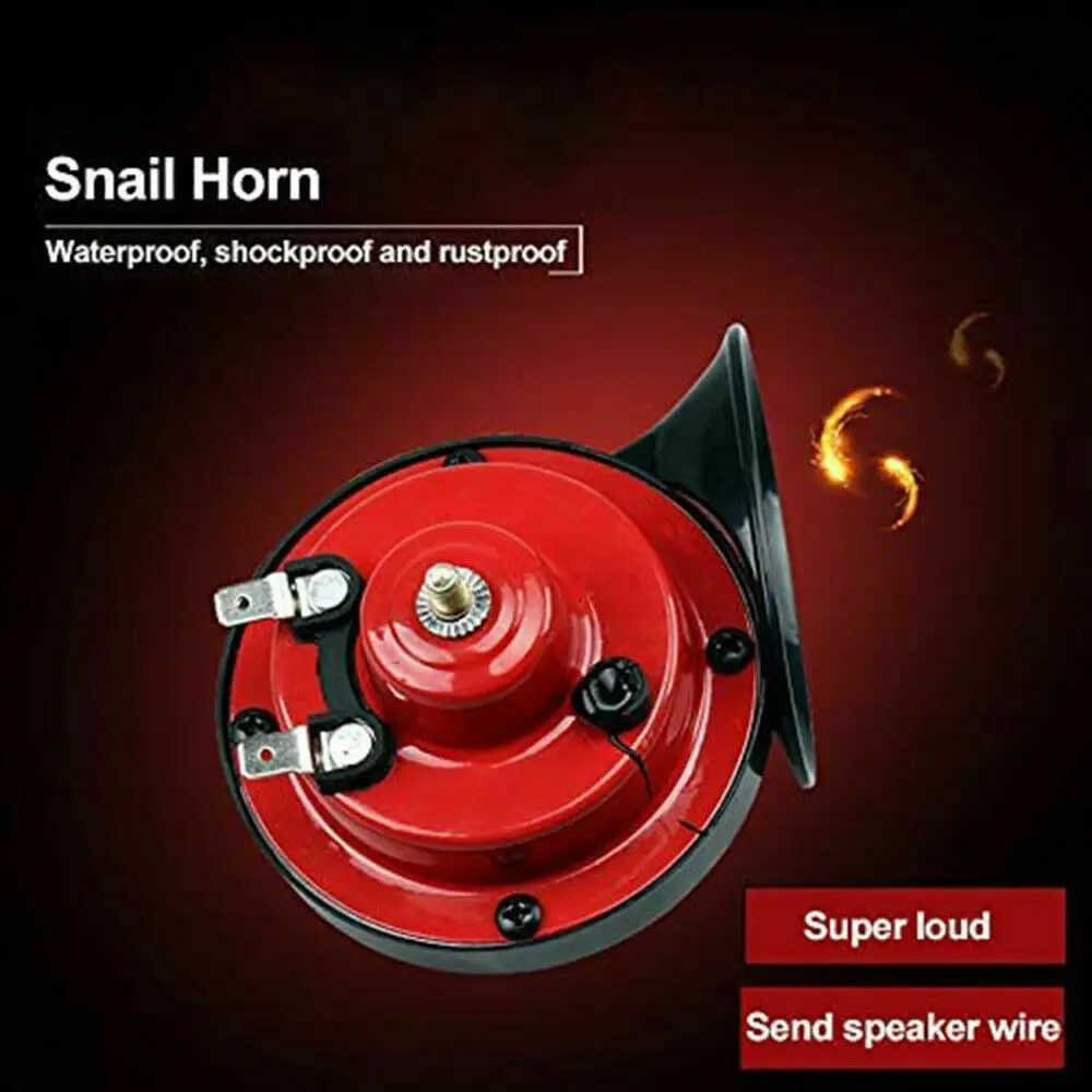 2X 300DB Air Snail Car Horn 12V Truck Lorry SUV RV Train Truck Boat Loud Camper Universal