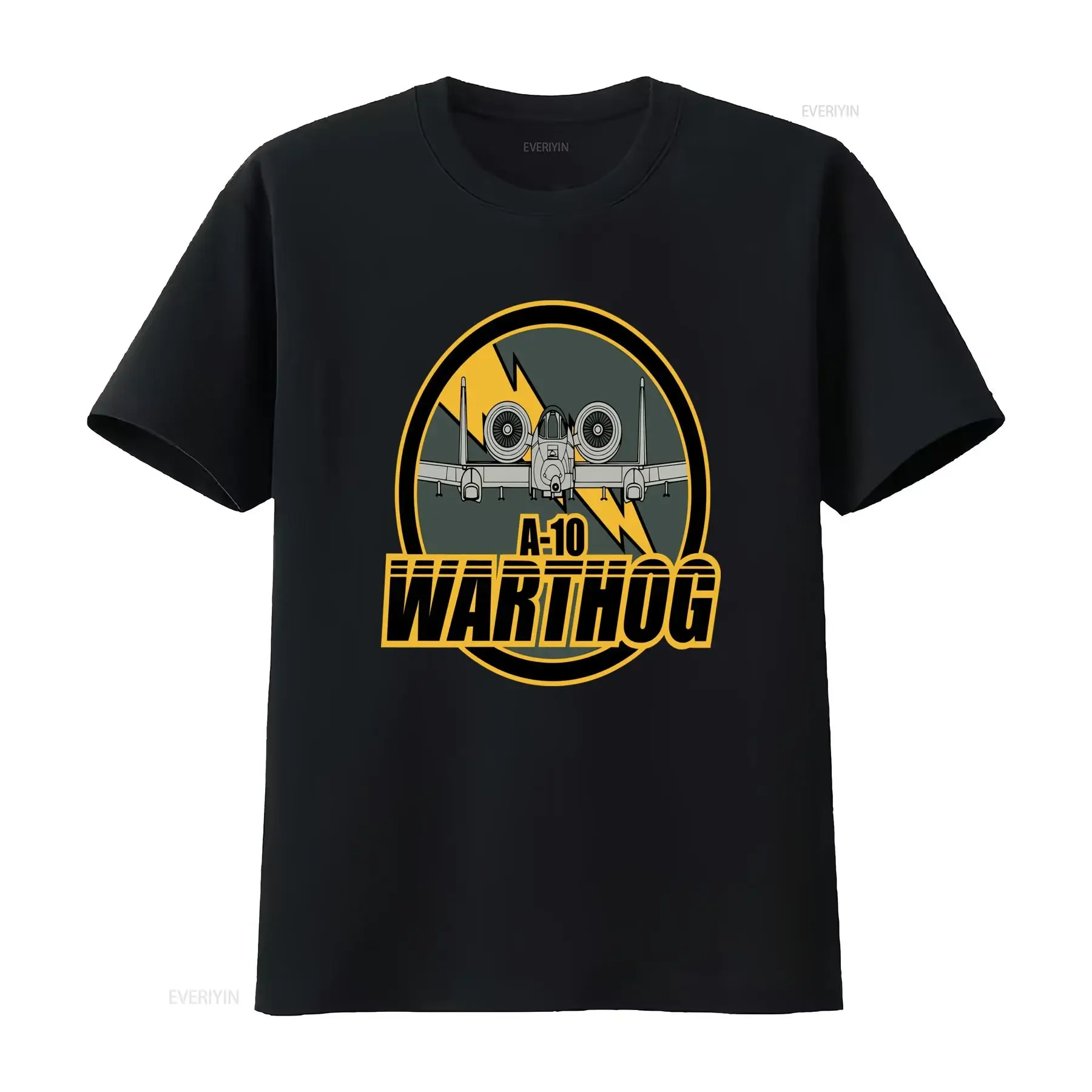 A 10 Warthog T Shirt Military Aircraft Design for Aviation Enthusiasts vintage Washed Stretched Casual designer clothes Stylish
