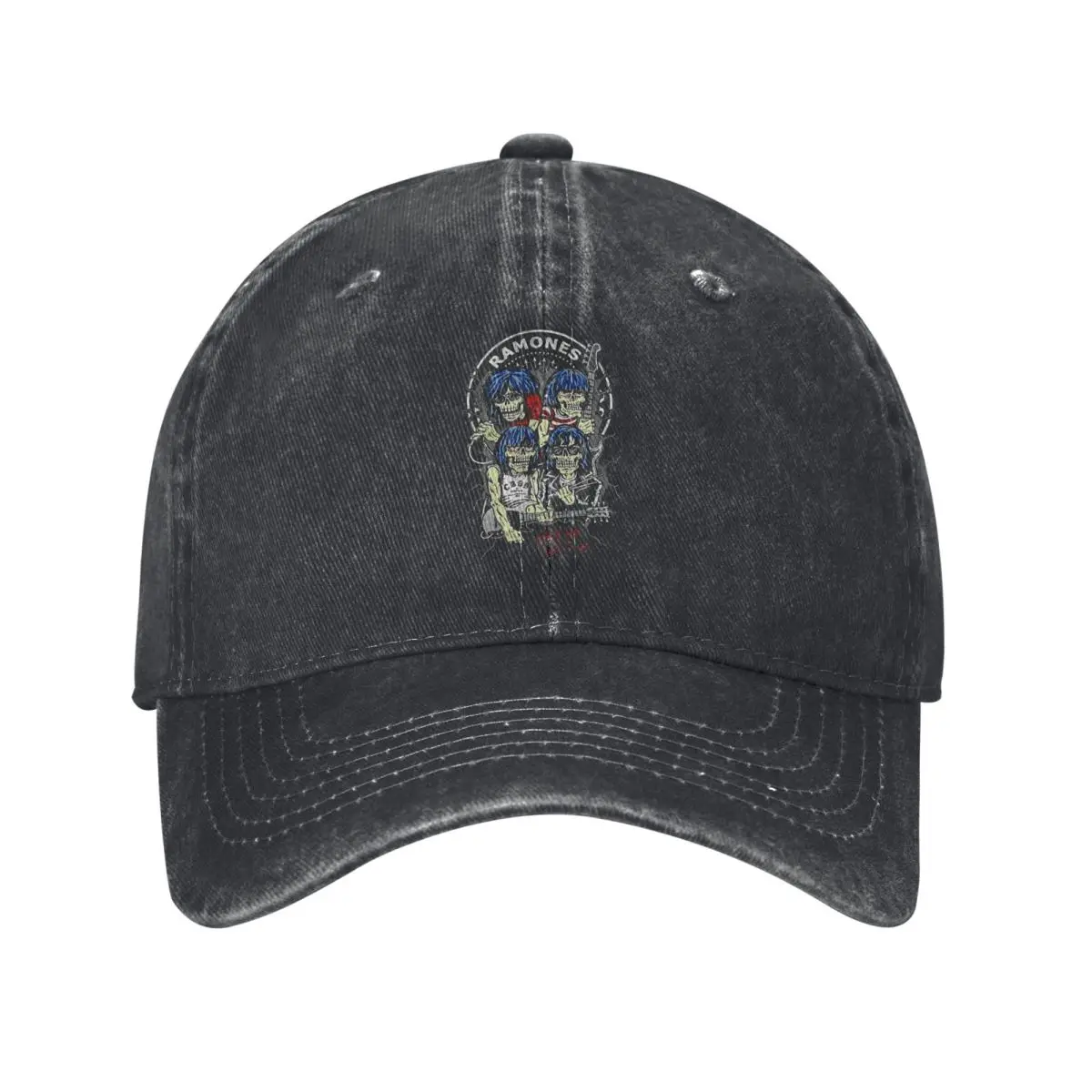 Summer Cap Sun Visor Skull Ramon Hip Hop Caps R-Ramones Band3 Cowboy Hat Peaked Hats fugees graphic gorras Hat official-website