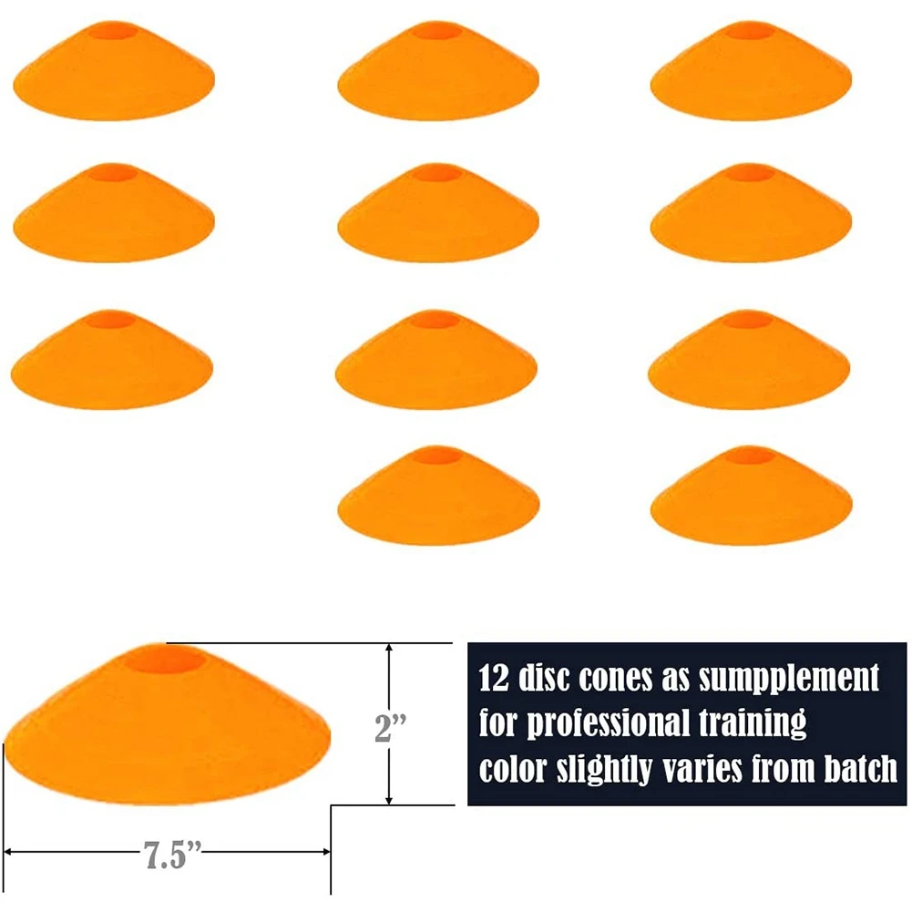 

Набор регулируемых лестниц для тренировки ловкости и скорости (20 футов) с 12 дисками для футбольных тренировок, для футбола и спортивных тренировок - [AA85 Bfdd]