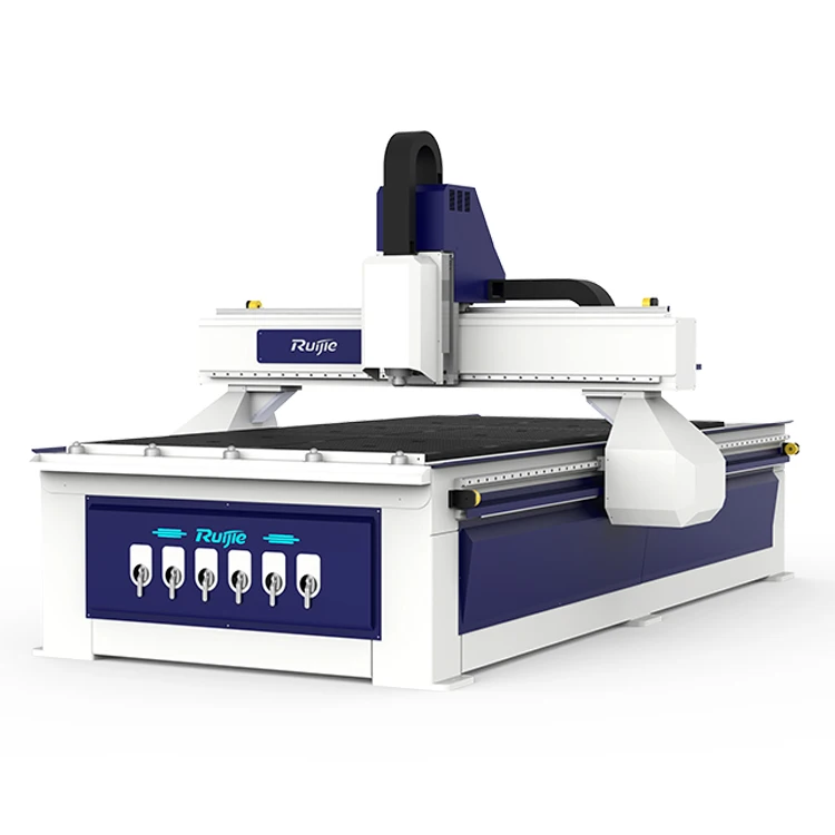 Machine with Vacuum Table for Sale Woodworking Industry RJ1325 Wood CNC Engraving and Cutting