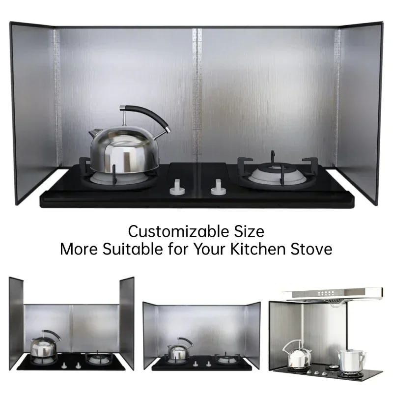 Kitchen Splatter Screen for Stove Top, Stainless Steel Oil Grease Splatter Guard for Frying, Custom Size, Contact Us Best Quote