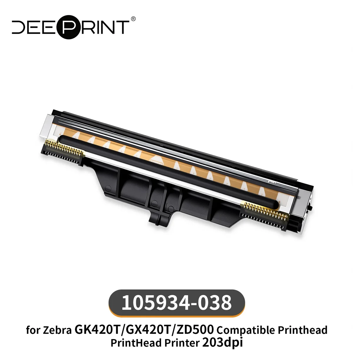 105934-038 203DPI Thermal Printhead for Zebra GK420T GX420T ZD500 Barcode Label Printer Print Head | 3-Month Warranty