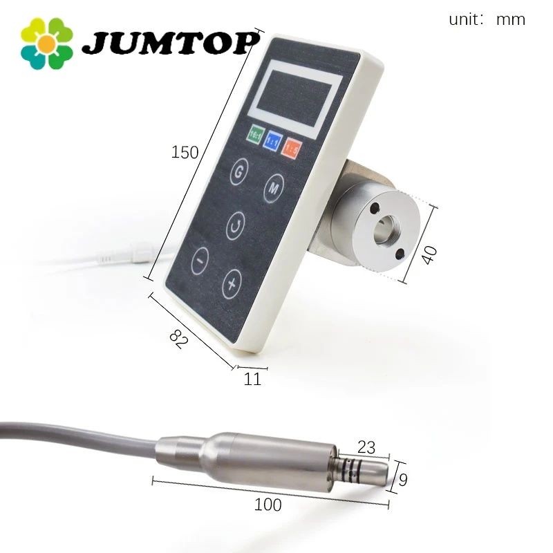 

JUMTOP Dental Brushless Micro Electric Motor Built-in Grinding Machine with E-Type Handle Dentist Equipment