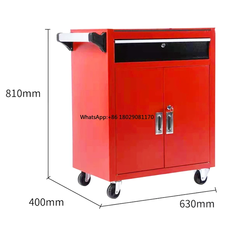 Tool Storage Car Workshop Truck Steel Drawer Trolley Garage Rolling Cart Cabinet Tool Trolley Cabinet Cart With one drawer