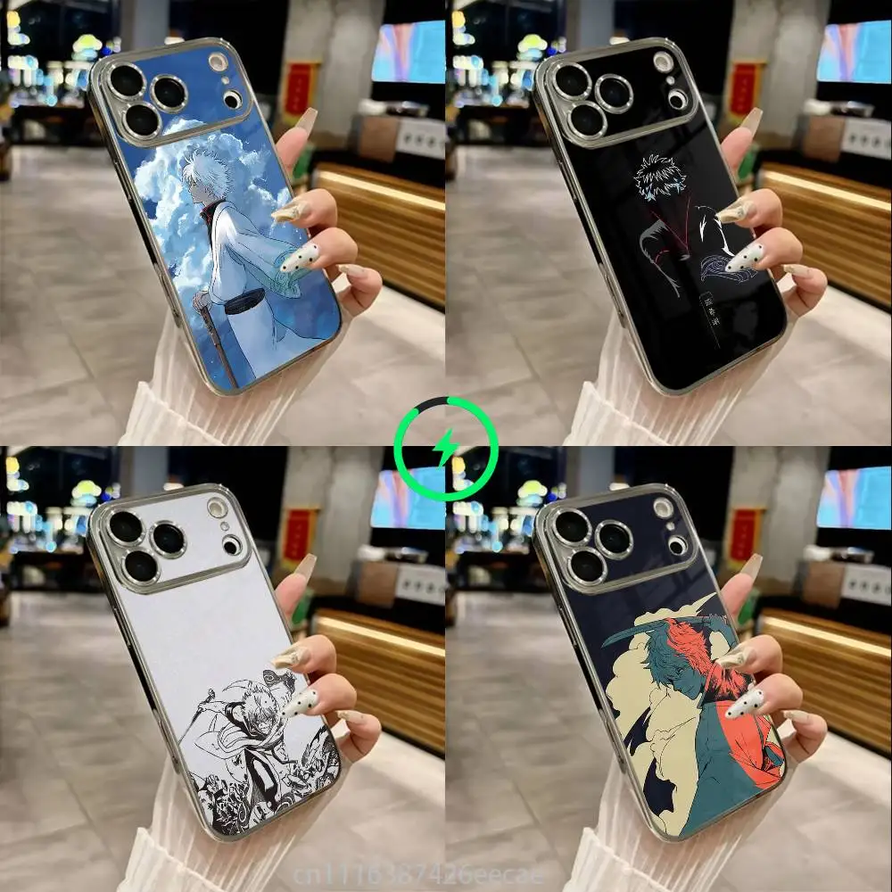 G-Gintoki Sakata Birthday Black Phone Case For iPhone 17,16,15,14,13,12,11,Pro,Max,Plus,Mini,SE4,E Magnetic Wireless Charging