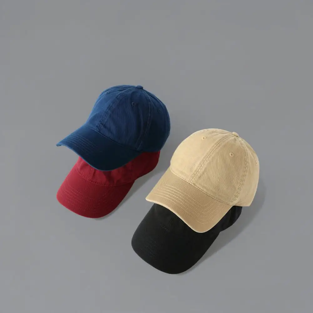 Adjustable Unisex Baseball Cap Cotton Soft Top Sun Hat Curved Brim Breathable Sportswear Casual Chic Minimalist Headwear view 6