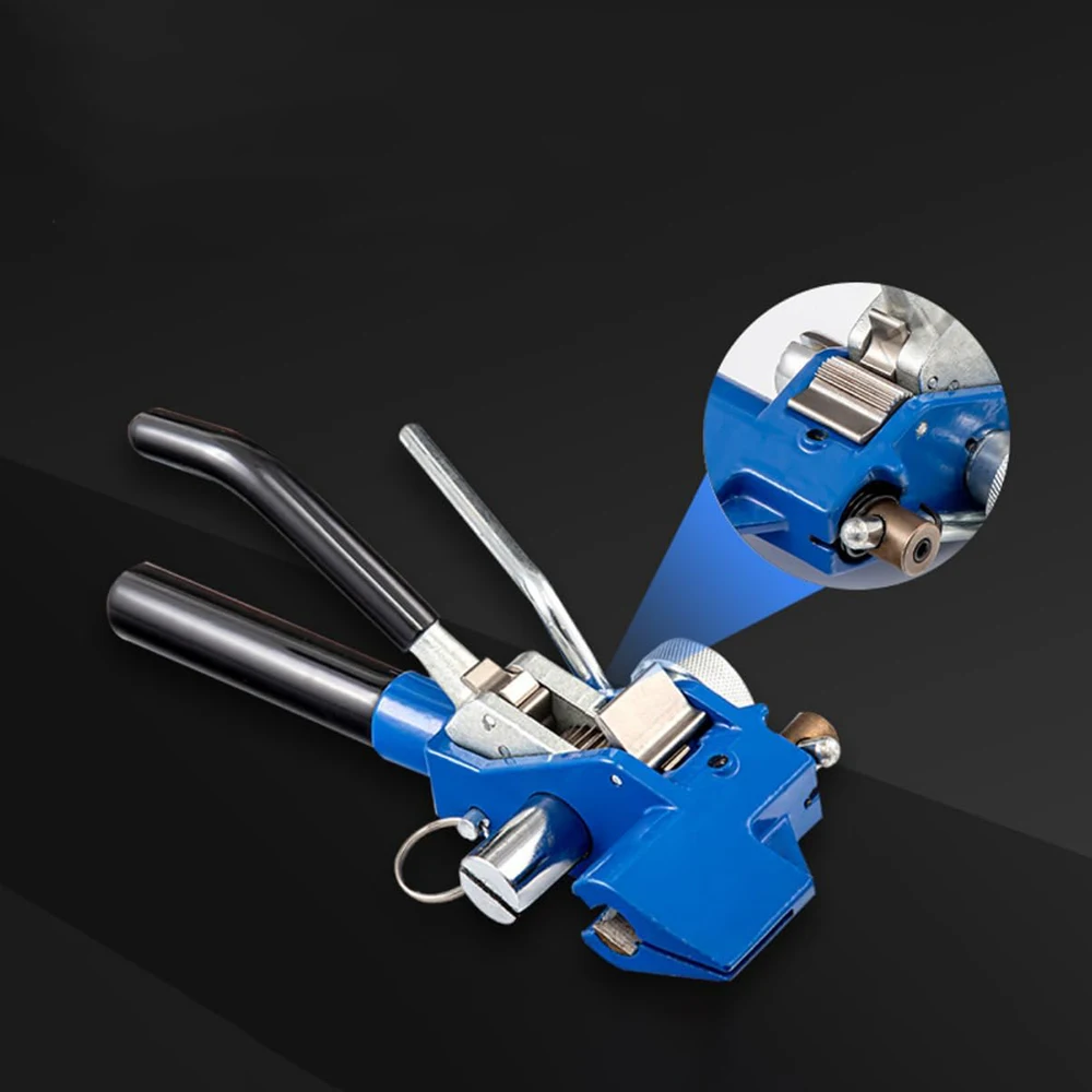 Cable Ties Plier 304 Stainless Steel Locking Tie Hand Wrap Tool Multi-Purpose Cutting Tension Automatic Zip Tie Gun Durable