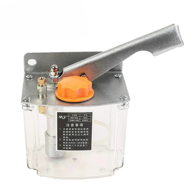 Manual Lubrication Oil Pump HP-5 L/R Hand-operated Oil Pump for Grinding Machines Milling Machines CNC Machines Grease Injection