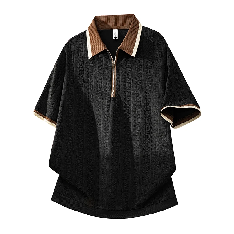 Summer 2026 new style Short Sleeve Polo Shirt Men High-Quality Fashion Trend Comfortable Versatile Loose Casual T-Shirt men
