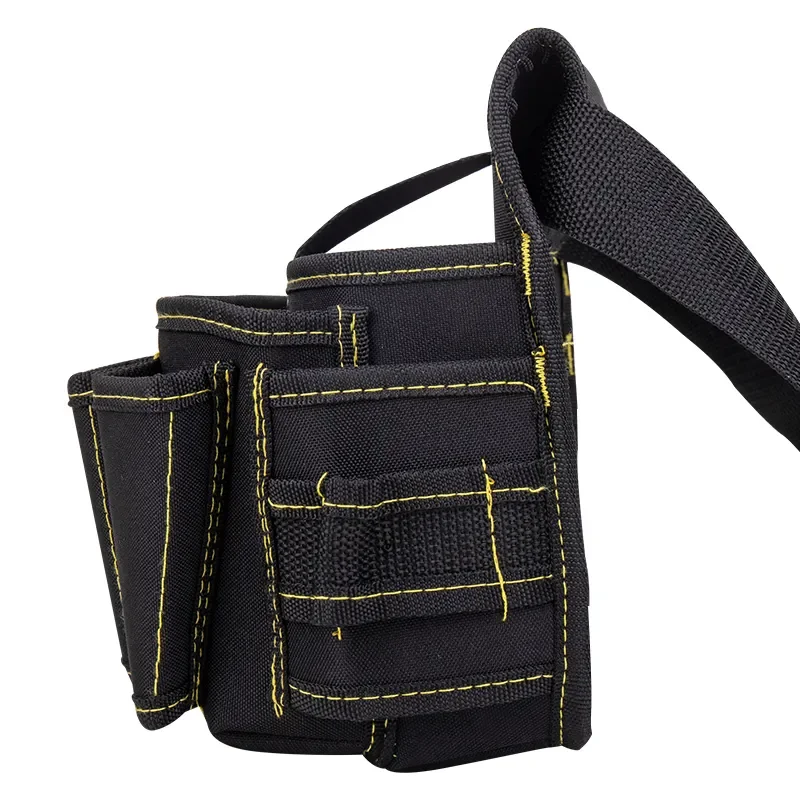 Deli Multifunctional Waist Tool Bag Pouch Pocket Tool Bag Oxford Cloth Repair Hardware Electrician Portable Storage Bag