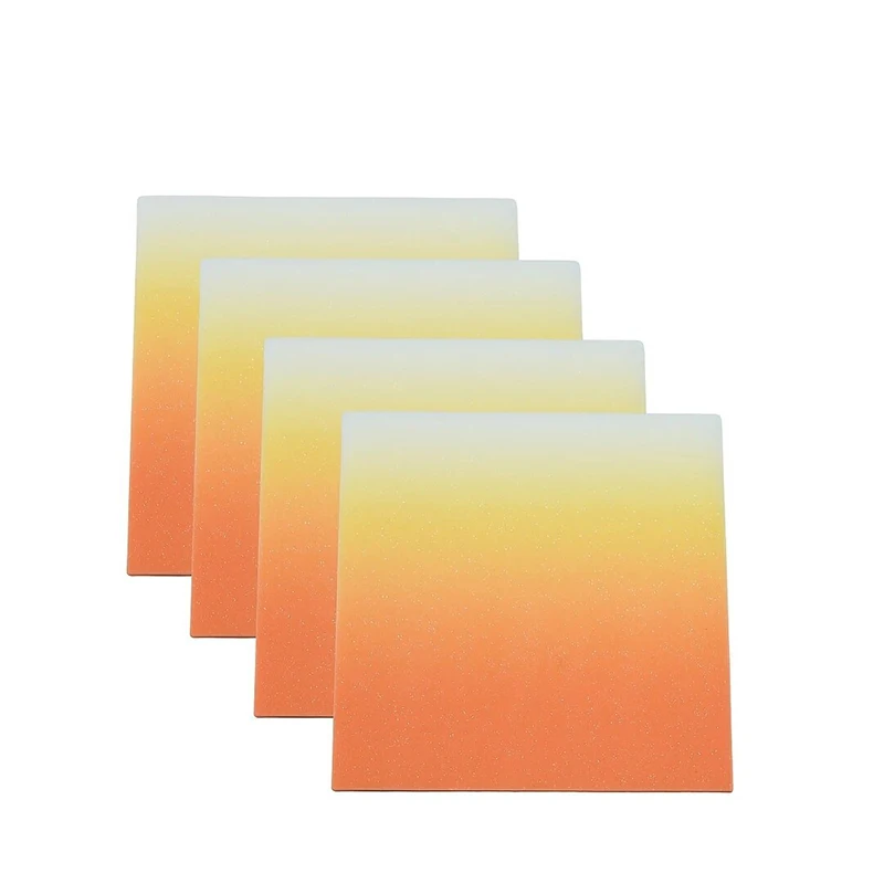 200Pcs Colorful Transparent Glitter Sticky Notes Shiny No Residue Self-Adhesive Memo Pads for Annotation Bookmarks School Supply