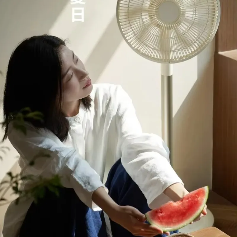Air circulation fan household silent electric fan floor fan table vertical intelligent remote control DC frequency conversion
