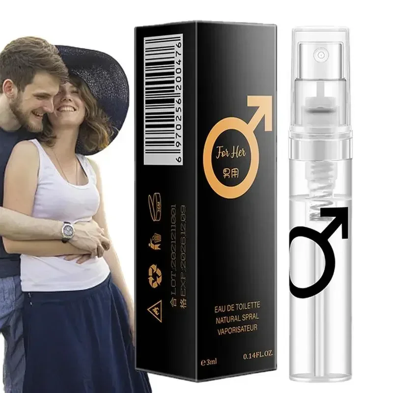 Perfume de feromonas para parejas íntimas, Perfume erótico de feromonas, fragancia estimulante para coquetear, Unsex, Sexo duradero, 3ml