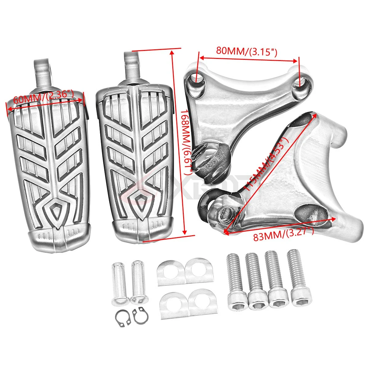 Motorcycle Rear Footrests Foot Pegs Pedal Mount For Harley Sportster XL1200 Iron XL883 Forty-Eight Seventy-Two 2004-2013