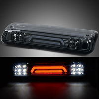 Red White LED Smoke Third 3rd Brake Light Tail Rear Cargo Lamp CAR Rear Stop Lamp For Ford F150 3D 2004-2008