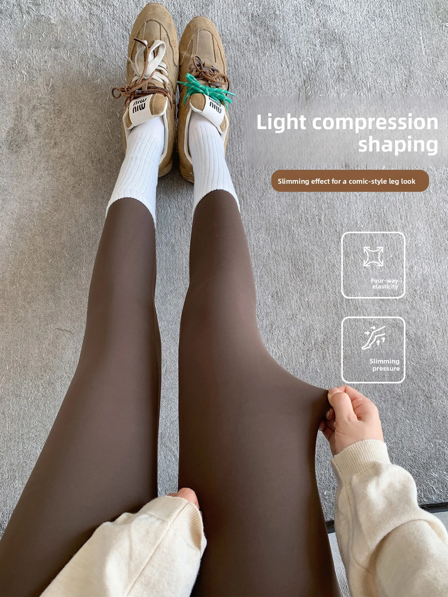 

Женские леггинсы Ceau Arkskin для йоги с высокой талией, утепленные, облегающие, для похудения, осенне-зимние, больших размеров