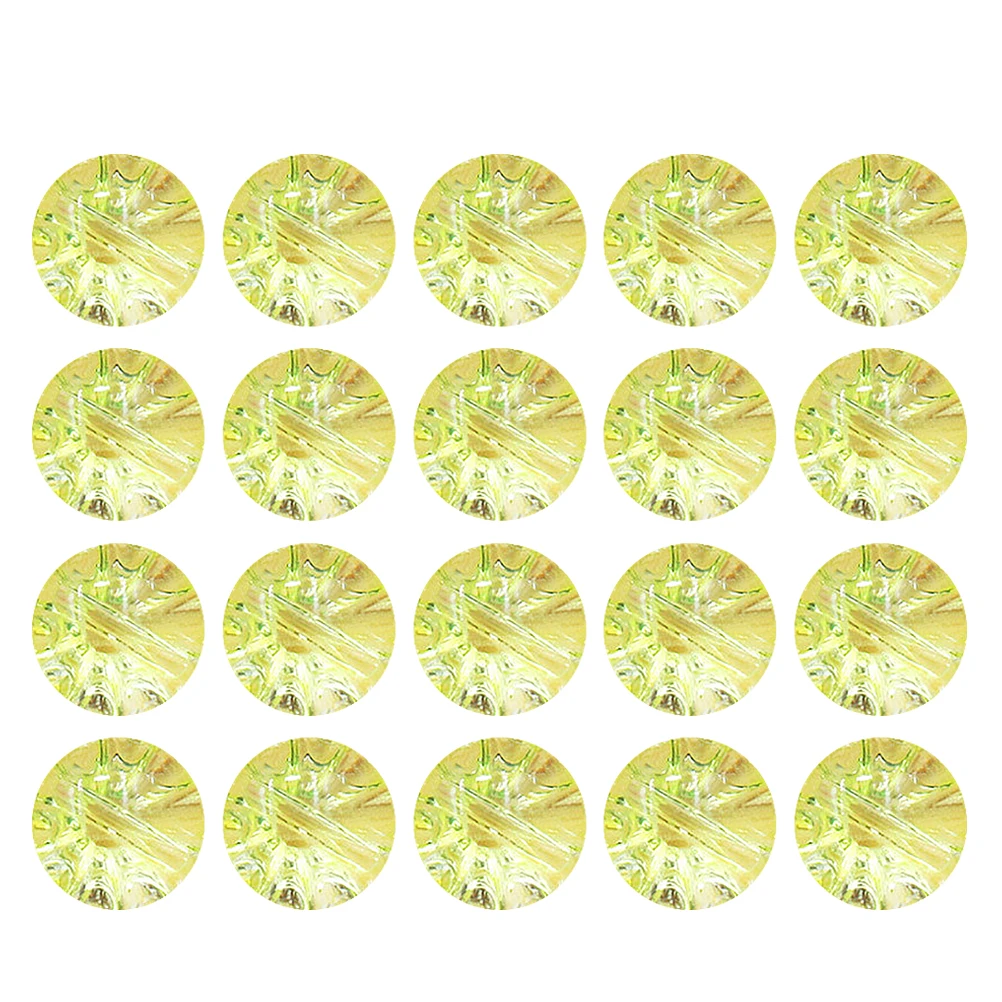 

50pcs Creative Eco-Friendly Button Accessory For Clothing Jackets Hats Jeans Shoes T-Shirts Diy Craft Light Yellow Cozy Fastener