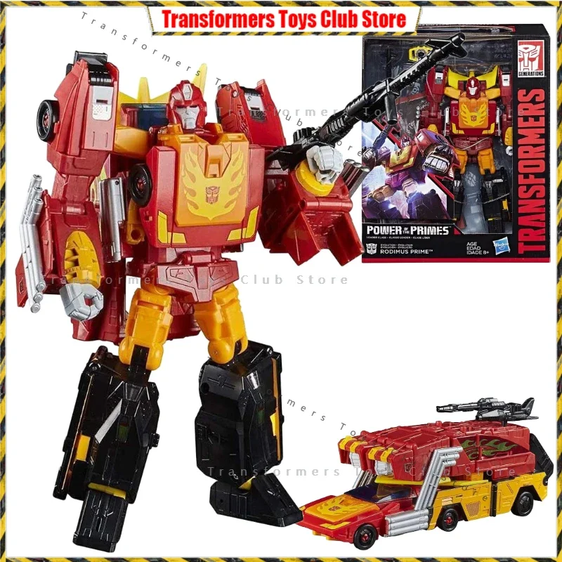 Disponibile Transformers Power of The Primes Leader Class Evolution Rodimus Prime Action Figure Collezione di modelli Giocattolo regalo