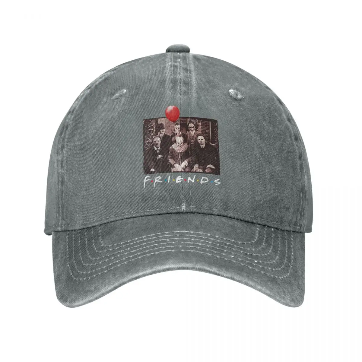 Horror Friends Michael Myers Jason Voorhees Halloween Baseball Caps Distressed Denim Snapback Hat Outdoor Summer Hats Cap