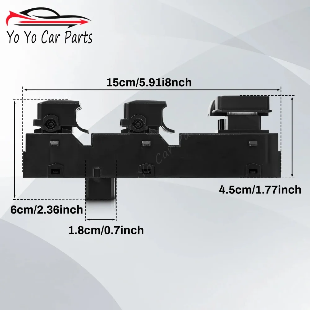 Auto Front Rear Electric Power Master Window Switch For Kia Sportage 2011 2012 2013 2014-2016 93570-3W450 93575-1H000
