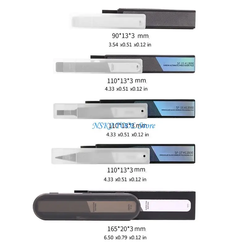 L8RC 정확한 유리 파일 스케일 다양한 표면의 플라스틱 모델 연마 스무딩