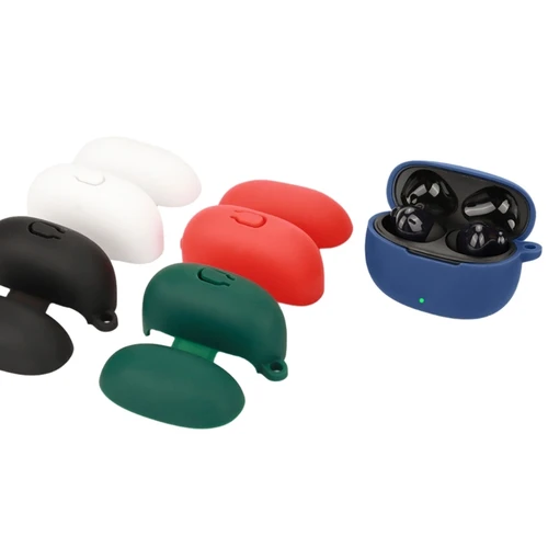Imagen 2 del producto Funda protectora de auriculares para Vivo TWS 3e, carcasa a prueba de golpes, carcasa lavable, funda antipolvo, marco de silicona, piel