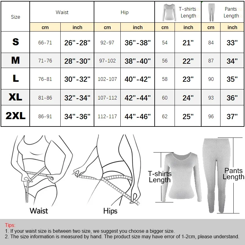 Women Thermal Underwear Sets 2 Pack Long Johns Ultra Soft Fleece Lined Base Layer Keep Warm Cold Weather Top Bottom