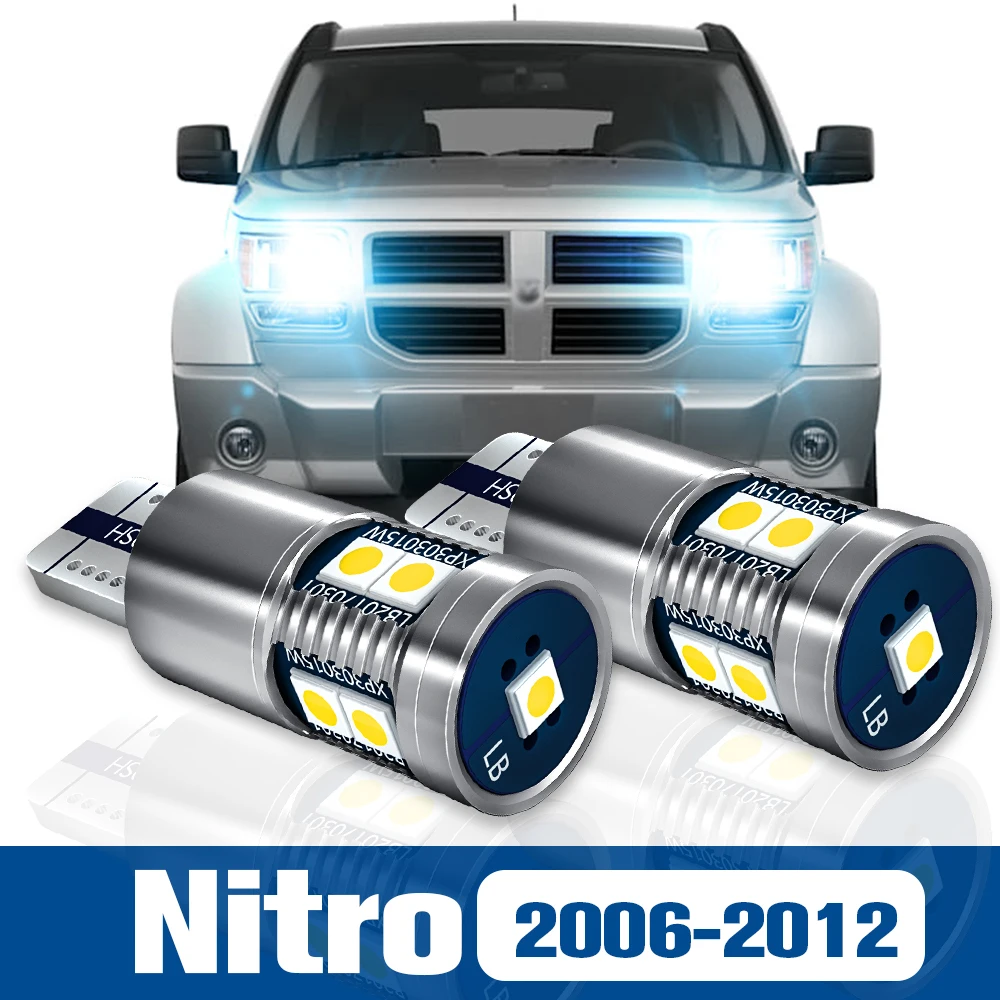 

2pcs LED Clearance Light Bulb Parking Lamp Accessories Canbus For Dodge Nitro 2006 2007 2008 2009 2010 2011 2012